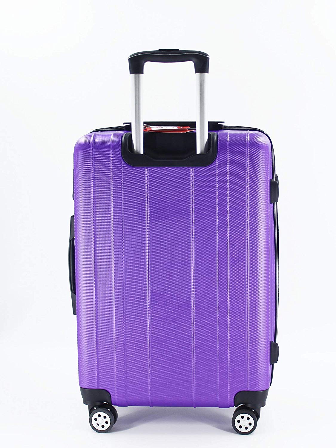 luggage travel trolley with 4 wheels 3 pieces set,purple 9924